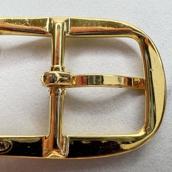 Vintage Gold Tone Simple Basic Belt Buckle for up to 1 Inch Belt - Picture 7 of 8